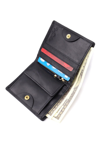 Чоловічий вертикальний гаманець з матової натуральної шкіри 20832_1 (1165 nero) Чорний Tony Perotti (362027774)