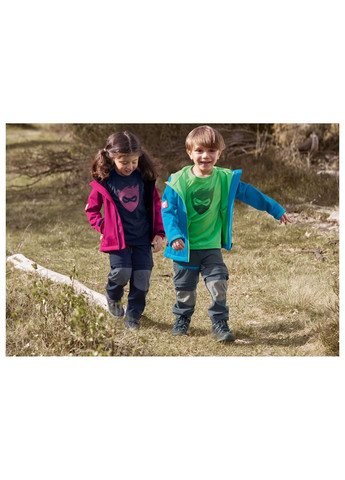 Блакитна демісезонна куртка softshell водовідштовхувальна та вітрозахисна для хлопчика bionic-finish® eco 375430 блакитний куртка-лайнер Lupilu