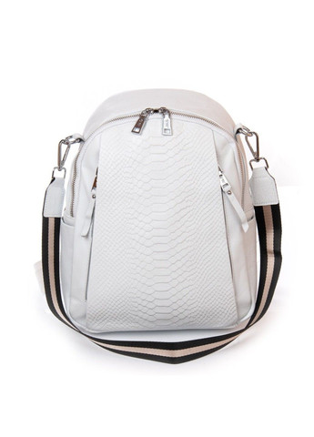 Жіночий рюкзак шкіряний 8907-9 white Alex Rai (293765293)