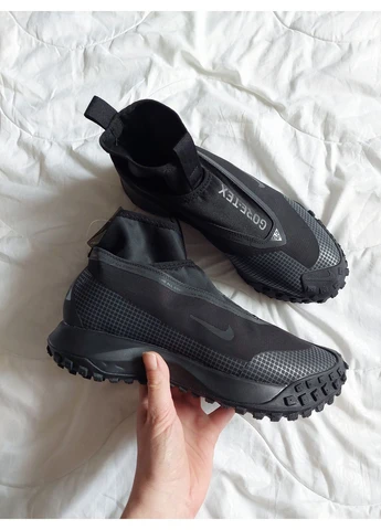 Черные летние кроссовки nike acg mountain fly gore-tex black найк асж маунс флай No Brand