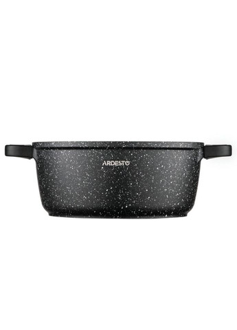 Каструля з кришкою Gemini Anzio AR2430GE 22 см 3.1 л чорна Ardesto (319552104)