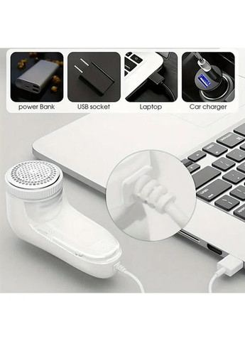 Машинка для удаления катышек с USB-шнуром Lint Remover WL-01 белый 5 Вт No Brand (318530150)