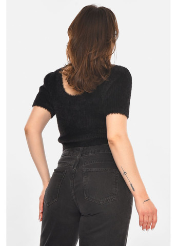 Кофта женская травка однотонная черного цвета Let's Shop (389987677)