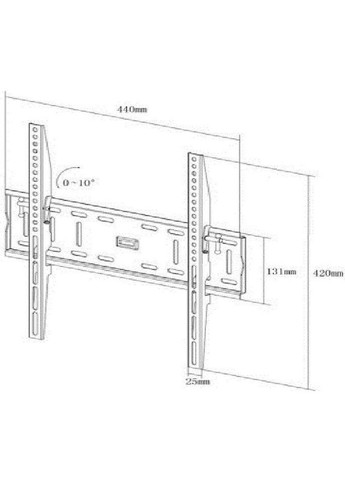 Настенный крепеж с углом наклона Steel ST315 26-55" X-Digital (360424791)