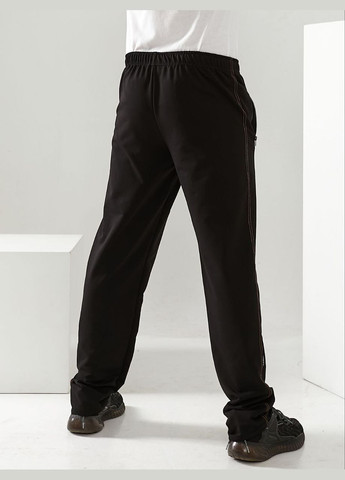 Черные спортивные, повседневный, кэжуал демисезонные брюки No Brand