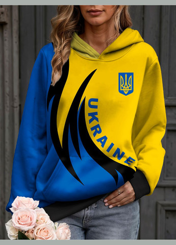 Жіноче худі патріотичне прапор Яскраво (323652223)