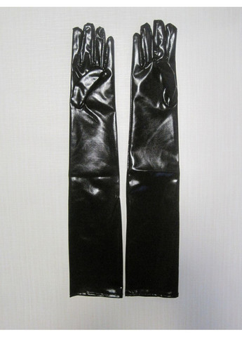 Рукавички довгі з імітацією латексу (30к025) No Brand (368895460)
