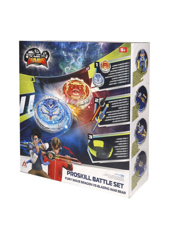 Набір VI Proskill Battle Set Лютий Дракон і Палаючий Бойовий Ведмідь (Fury Wave Dragon vs Blazing War Bear) Infinity Nado (315349556)