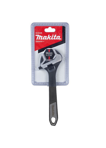 Розвідний Ключ B65436 (0-36 мм, 250 мм) гайковий ключ змінного розміру (6929) Makita (293511032)