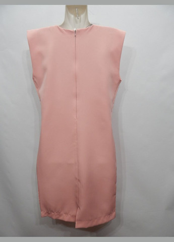 Пудровое коктейльное летнее женское летнее платье р. 4446 002жс No Brand