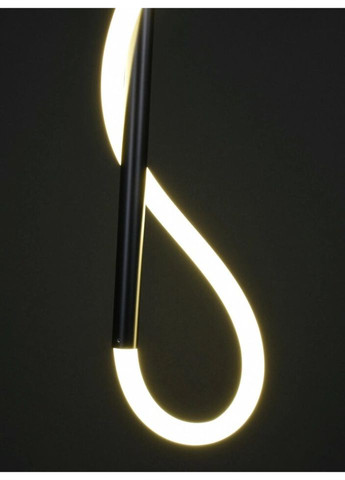 Люстра светодиодная подвесная LED светильник для квартиры на потолок лэд 27642 Черный 85-180х14х10 см. Sunnysky (324396663)