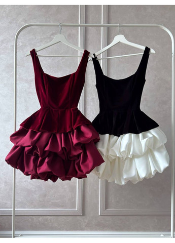 Комплект баска-корсет + пишна багатошарова спідниця з оксамиту та костюмки ❤️🔥❤️🔥❤️🔥 Україна (372419679)