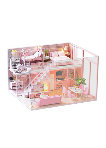 3D Румбокс ляльковий будинок DIY L-027 Pink House дитячий конструктор Cute Room (350349042)
