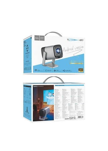 Проектор Smart Electric Focus Projector DT7 (версия Android 1080P) | 2.4G/5G, 1/32GB, AUX/USB/HDMI| Hoco (390204287)