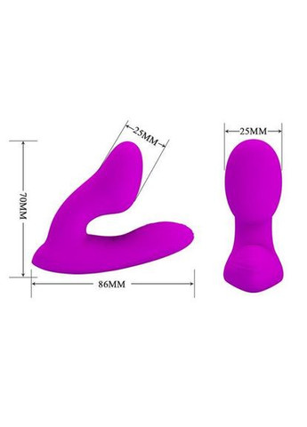 Массажер простаты, 12 режимов вибрации - Pretty Love Melvin Anal Vibrator Massager Purple Drive LyBaile (322184047)