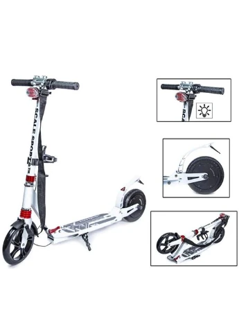 Електросамокат SS-02. White. Led-ліхтарик! Scale Sports (340908993)