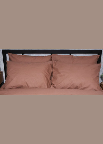 Комплект постільної білизни Бязь Gold Люкс «» Полуторний 143х210 наволочки 4х70х70 (MS-820004534) Moon&Star Light Brown (302973832)