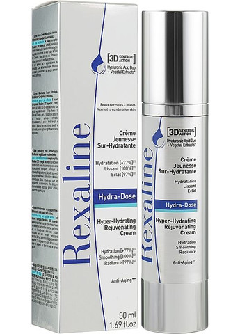 Крем для интенсивного увлажнения кожи лица Hydra 3D Hydra-Dose Cream 50ml (570479-9571) Rexaline (368895057)