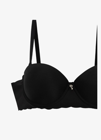 Чёрный бюстгальтер 4411 черный shop (2000990945266) Duoduokeke полиамид, эластан