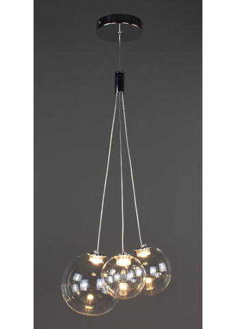 Люстра світлодіодна підвісна LED світильник для квартири на стелю лед 28235 Хром 65-180х27х27 см. Sunnysky (365680470)