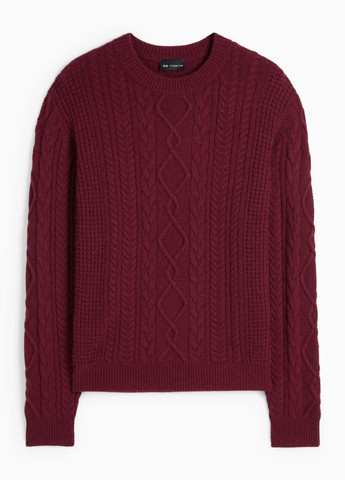 Бордовый демисезонный свитер C&A