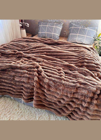 Плюшевый плед для дивана шарпей (П4К-Mpled003/2) No Brand (306633003)