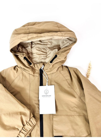 Коричневая демисезонная куртка 98 см коричневый артикул л1171 Zara