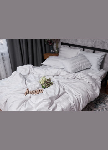 Комплект постельного белья Satin Premium двуспальный 175х210 наволочки 4х70х70 (MS-820002937) Moon&Star royal white (288043377)