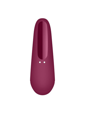 Вакуумний кліторальний стимулятор Curvy 1+ Rose Red з керуванням через інтернет Satisfyer (360967503)