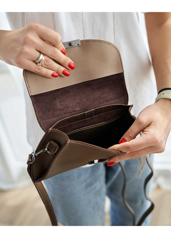 Жіноча сумка клатч «Demi» бронзова WeLassie (315688756)