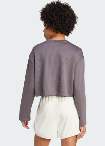 Лонгслив Essentials Winterized Wide Rib adidas (352473972)