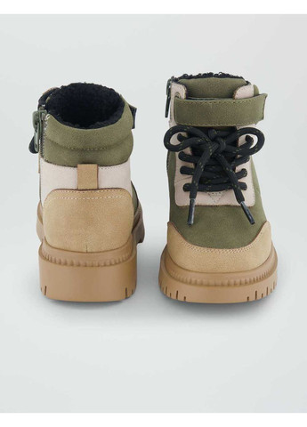 Хаки ботинки,хаки-бежевый, Kiabi
