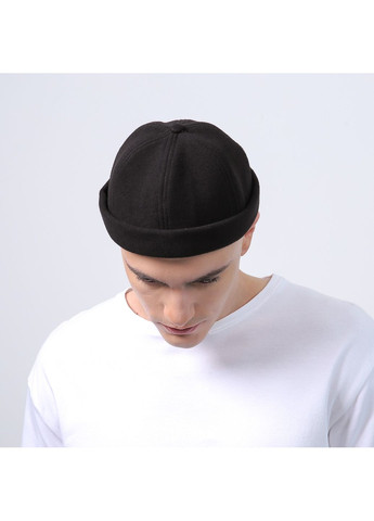 Бейсболка без козырька с регулятором мужская кашемир черная ХАСАН 738-454 LuckyLOOK 738-454М (322855430)