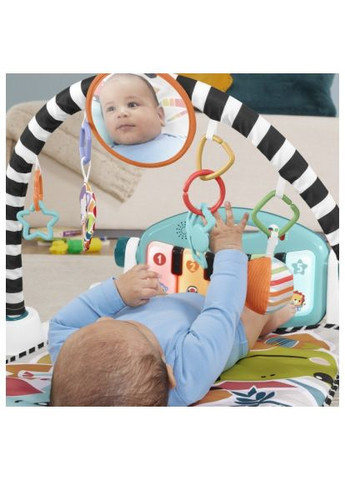 Дитячий килимок ігровий центр блакитний Натискай та грай з технологією Smart Stages (англ.) (HWY58) Fisher-Price ігровий центр блакитний Натискай та грай з техноло (369881237)