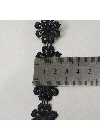 Кружево макраме 2,5см (13м) Цвет - Черный (10070-039) Plus-plus (352749302)