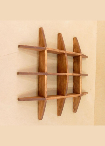 Настенная книжная полка из дерева Властелин мускат (КПГ-001707) No Brand (328073036)