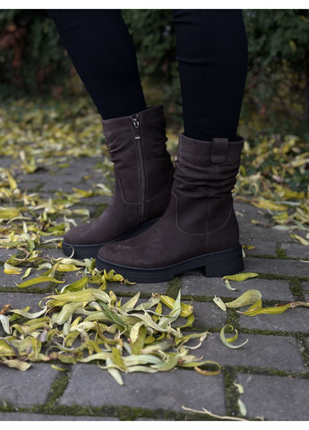 высокие зимние нубуковые ботинки Madiro