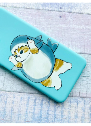 Матовый чехол для Samsung Galaxy A51 (2020)/A515:: Котенок акула (принт 379) CASE CONTROL (360712990)