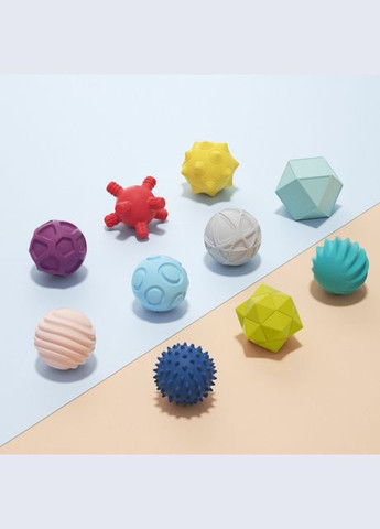 Набір м'ячиків, текстурні, силіконові, 10 шт. () Beiens YZ50 (331790092)