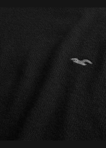 Чорний демісезонний светр чоловічий - светр hc9497 Hollister