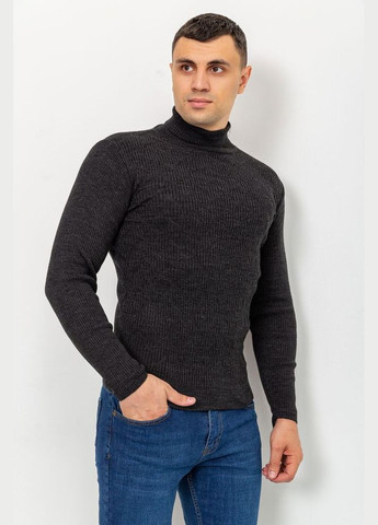 Комбинированный зимний свитер-гольф мужской, цвет джинс, 161r892 Ager