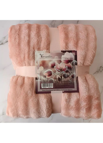 Плед Рельефный Солнечный фрукт VS-PR-4400F 200х220 см персиковый Versailles (368761821)