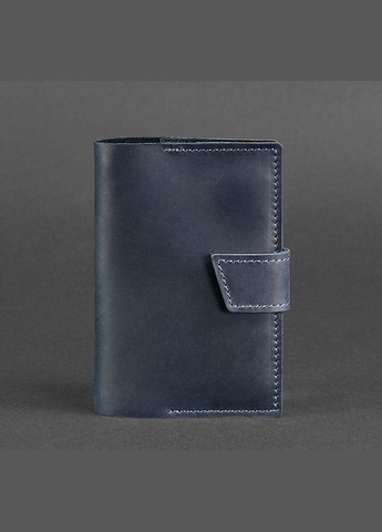 Шкіряна обкладинка для паспорта 4.0 синя (A-026465) BlankNote (329742906)