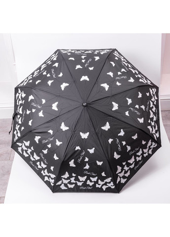 Чёрный зонт полуавтомат складной 97 см, черный yiwu hp-23-2b (364685020)