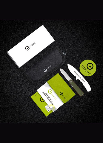 Ніж складаний Sendy Milled Black C21004B-2 Civivi (353504342)