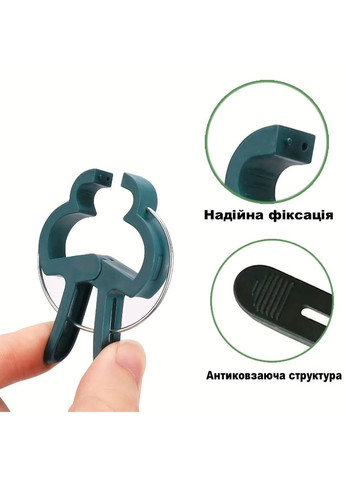 Клипсы-фиксаторы садовые большие для подвязки и фиксации растений и томатов 6х5см 20шт No Brand (370287174)