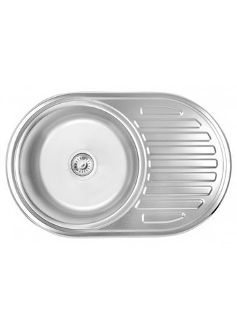 Кухонна мийка 7750(08) Satin 770x500x180 мм + сифон Wezer (275335862)