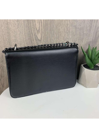 Детская мини сумочка клатч с плечевым ремнем из экокожи черная молочная No Brand (351536767)