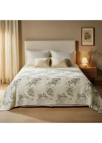 Покрывало на кровать 200*230 см хлопковое, provence ТМ COLORFUL HOME 504-29-24-4 No Brand (396995611)