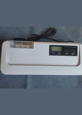 Вакуумний пакувальник (вакууматор) P-290B з РК-дисплеєм (білий) No Brand (330642228)